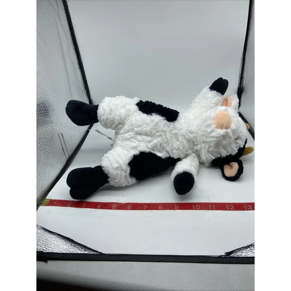 Mary Meyer Marshmallow Zoo Cow Plush Stuffed Animal Black White 13 inch 42540